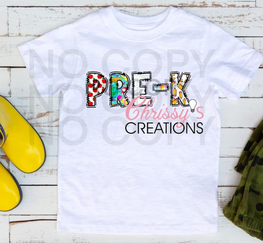 Grade Level School Alpha Doodle