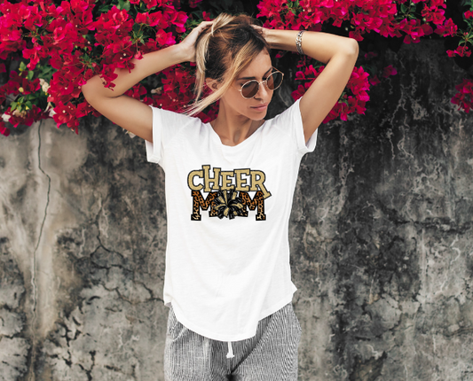 Cheer Mom-Black and Gold