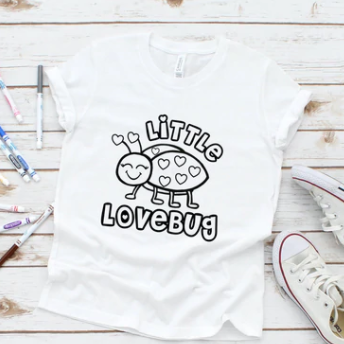 Little Lovebug Coloring Shirt
