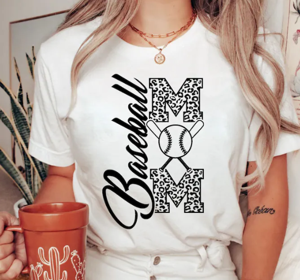 Baseball Mom Leopard