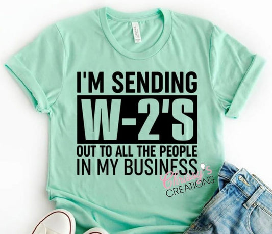 Sending W-2s