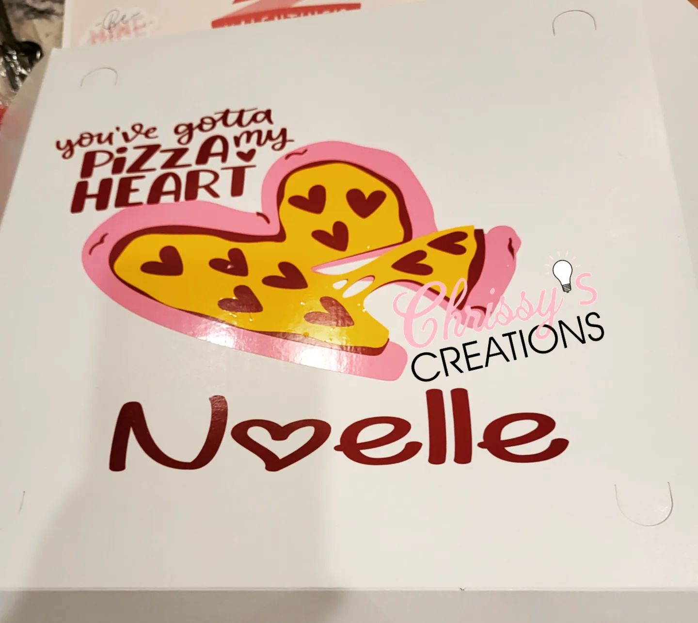 Valentine's Day Pizza Box